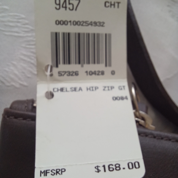 COACH VINTAGE HOBO LEATHER CHELSEA BROWN  CROSSBODY BAG  NEW - Picture 2 of 16